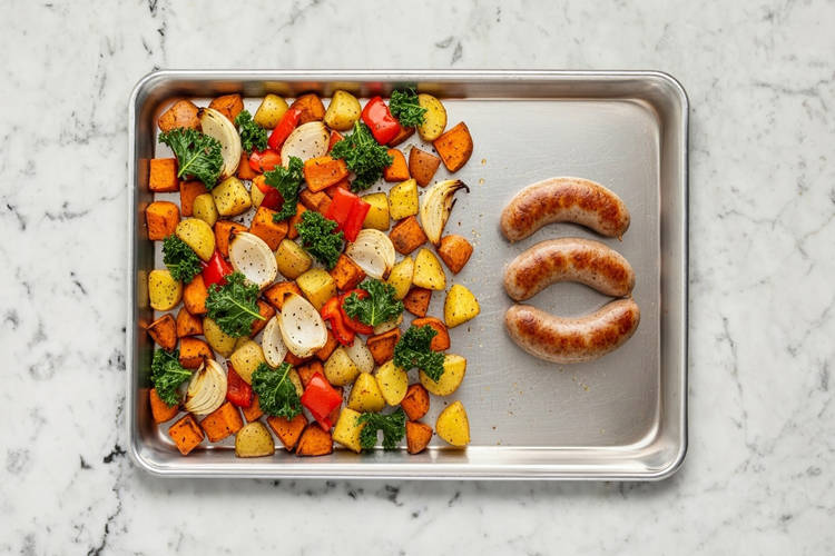 Roast Sausage & Veggies