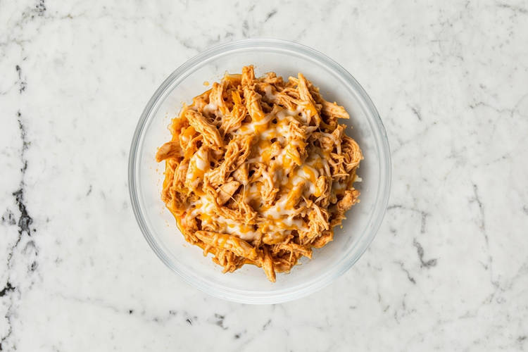 Shred Chicken & Make Filling