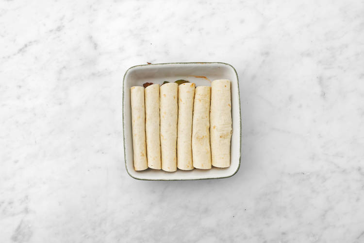 Assemble Enchiladas
