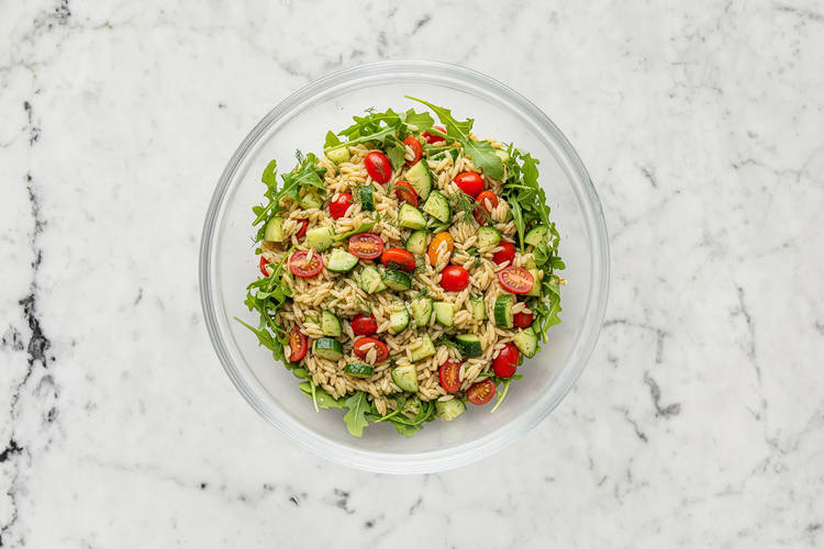 Mix Sauce & Assemble Salad