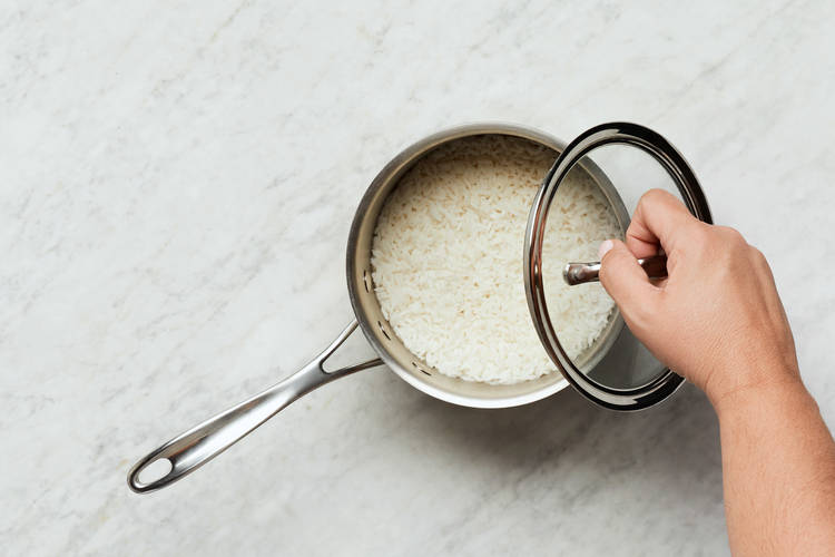 Cook Rice & Marinate Chicken