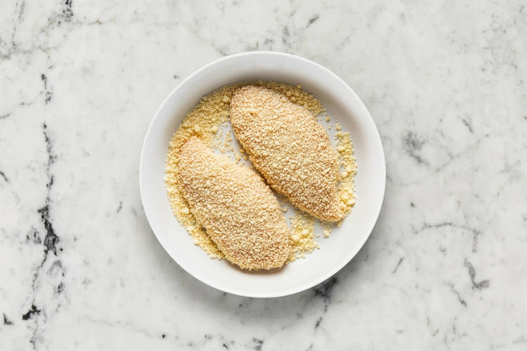 Prep & Coat Chicken
