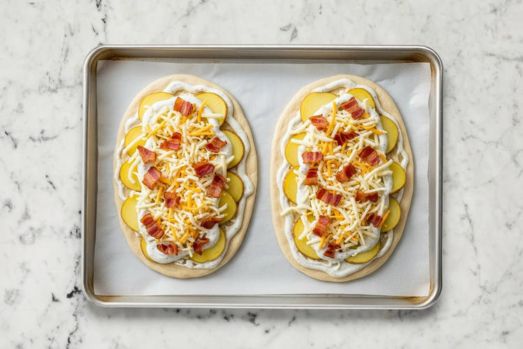 Shape & Assemble Pizzas