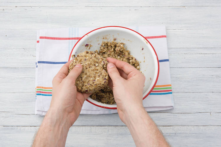 PREP THE LENTIL PATTIES