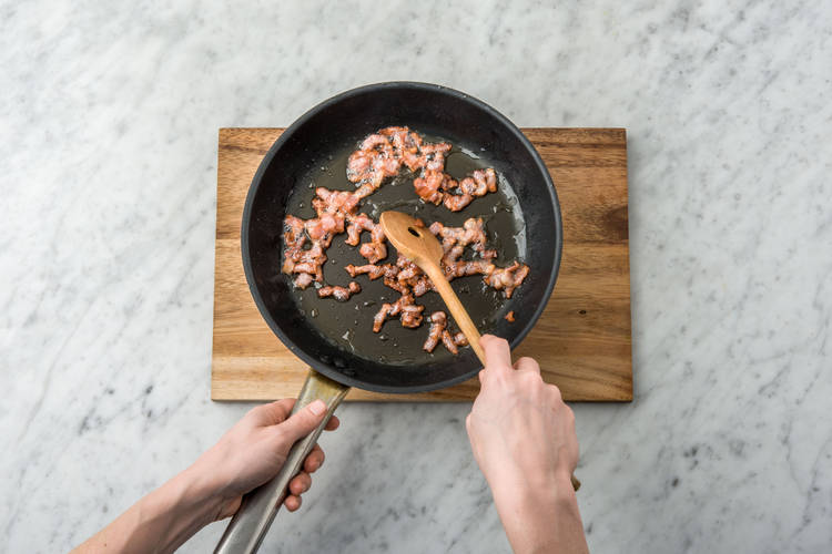 Crisp the bacon