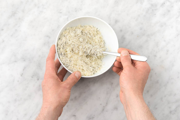 Make the breadcrumb mix
