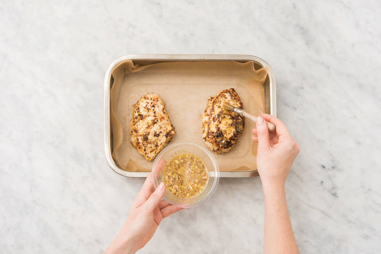 Bake the chicken