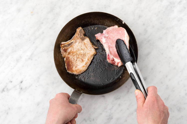 Cook the pork