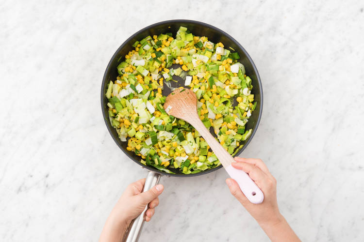 Cook leek.