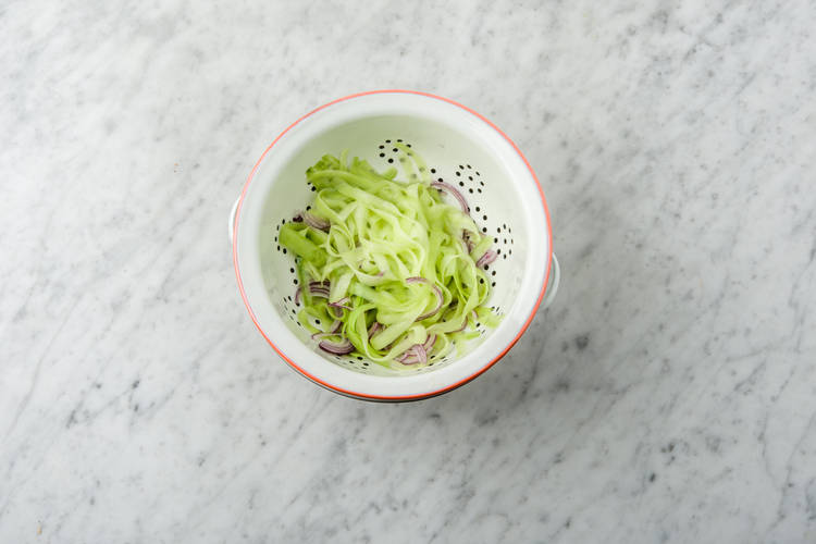 Salt cucumber.
