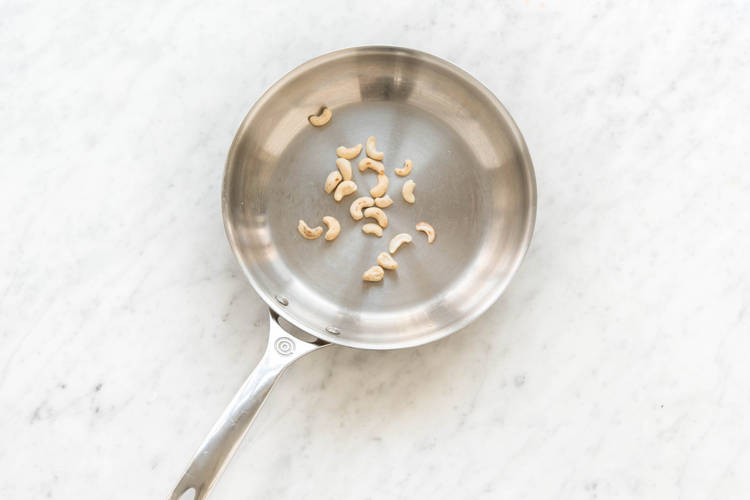 Cashewkerne rösten
