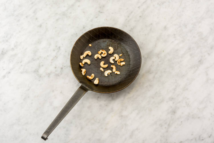 Toast nuts.