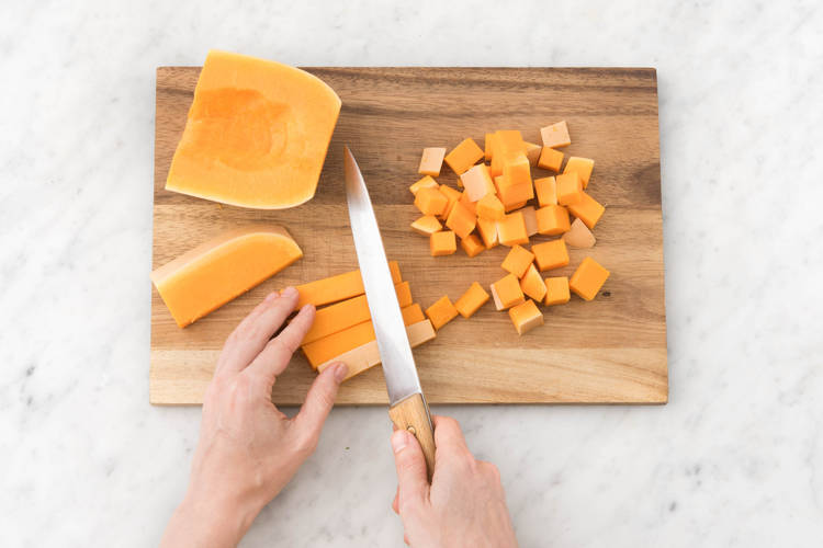 Prep butternut.