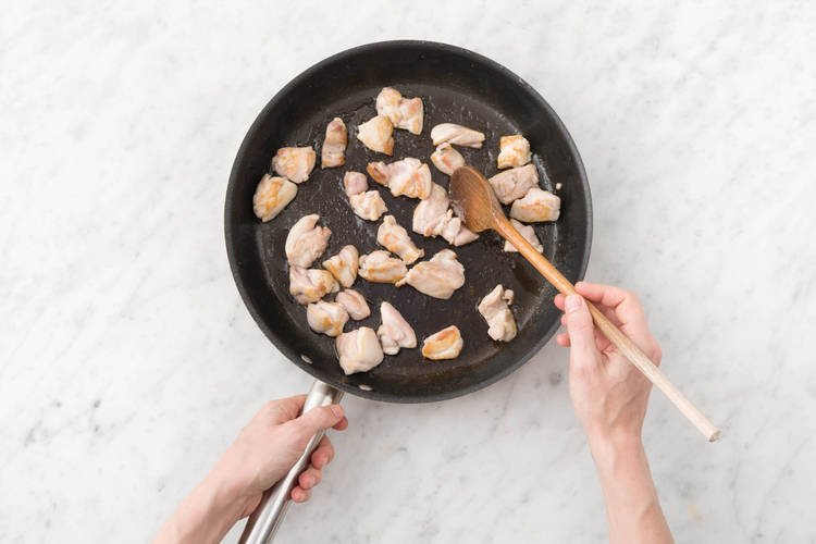 Cook the chicken