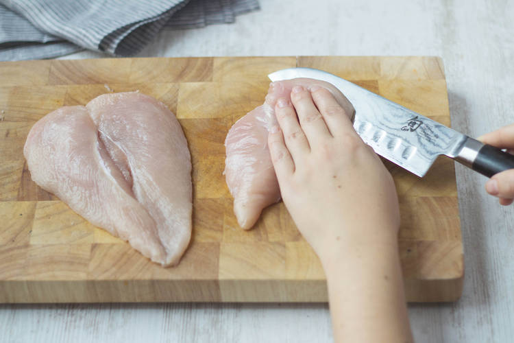 Butterfly chicken.
