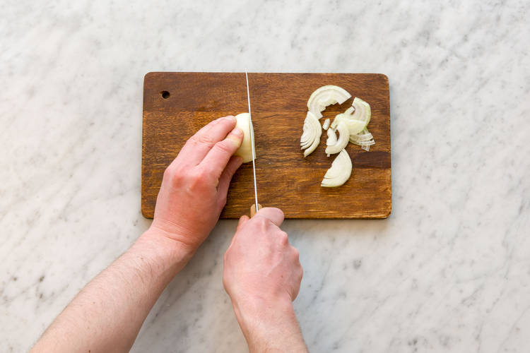 Cut onion.