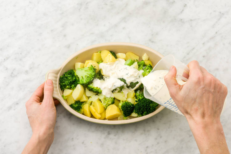 Prepare gratin.