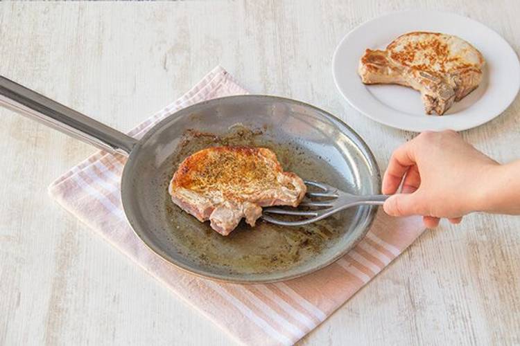 Cook the pork