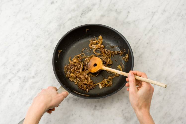 Caramelize the onion