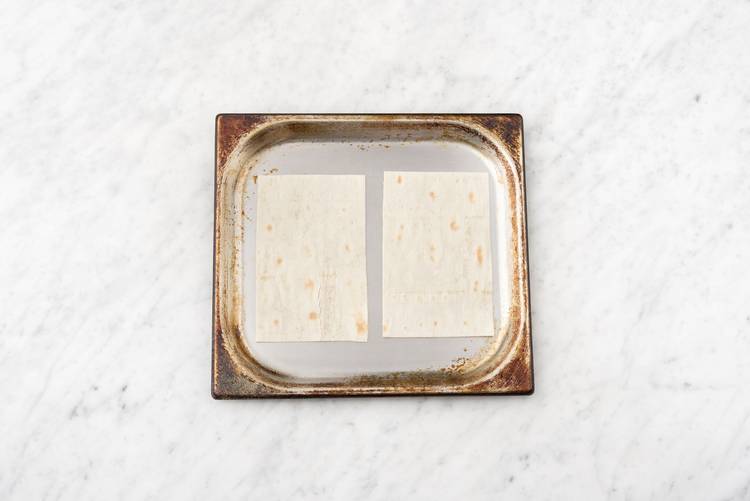 Toast the flatbreads