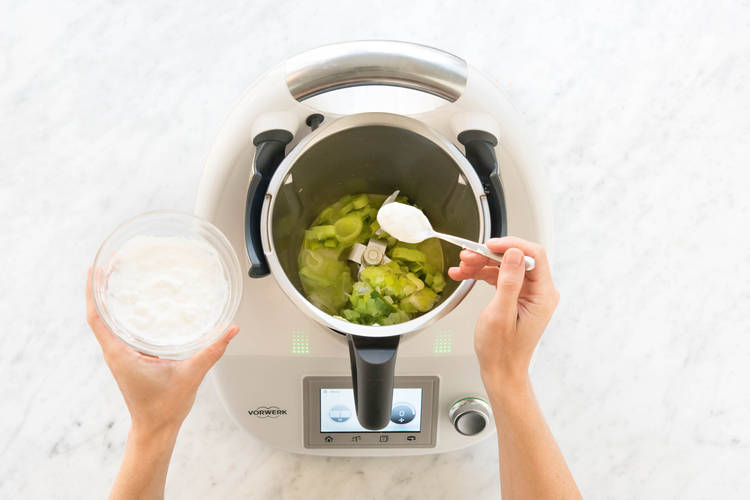 Crème fraîche unterrühren