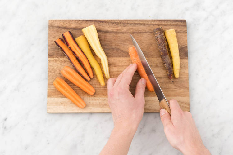 Prepare carrots.