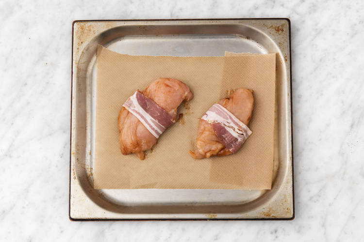 Prepare chicken.