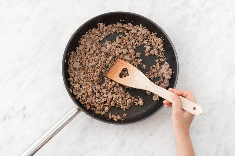 Brown mince.