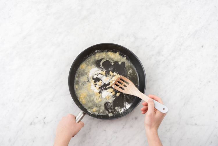 Make the cheese sauce