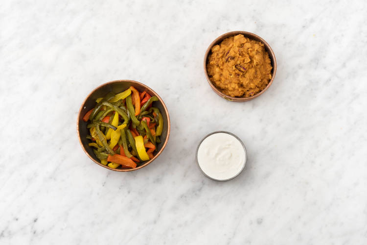 Serve ingredients in separate bowls.