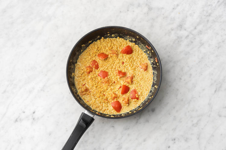 Cook lentils.