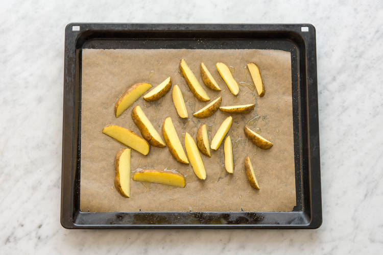 Roast wedges.