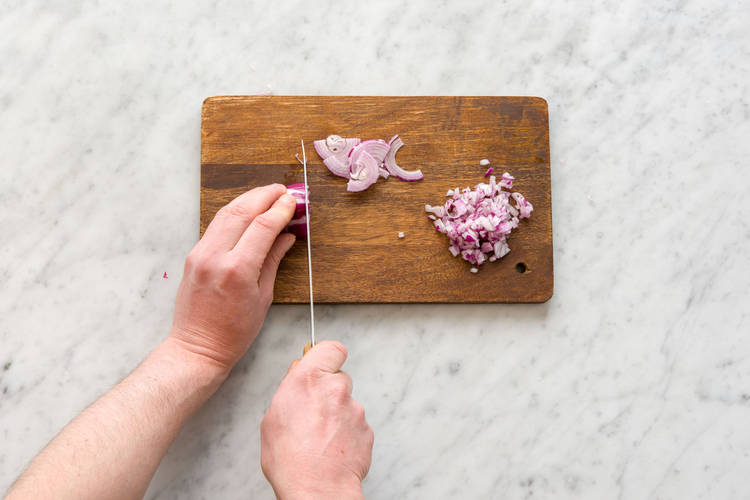 Prep onion.