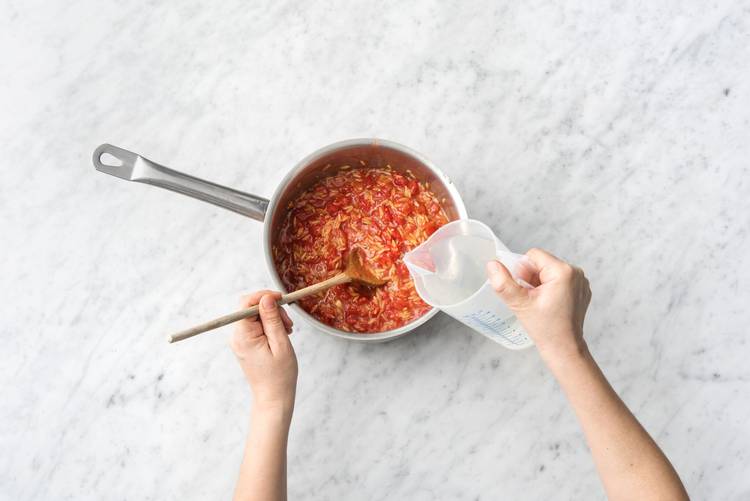 Add orzo