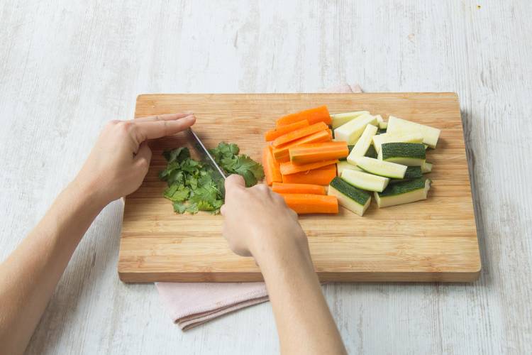 Prep the veggies