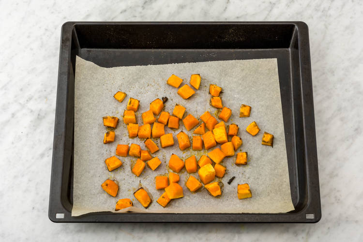 Bake the pumpkin