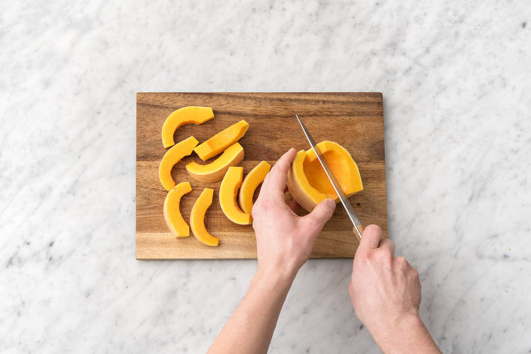 Prep butternut.