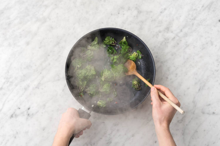 Fry kalettes.