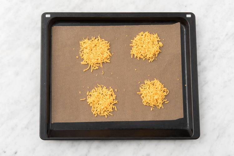 Make cheddar frico