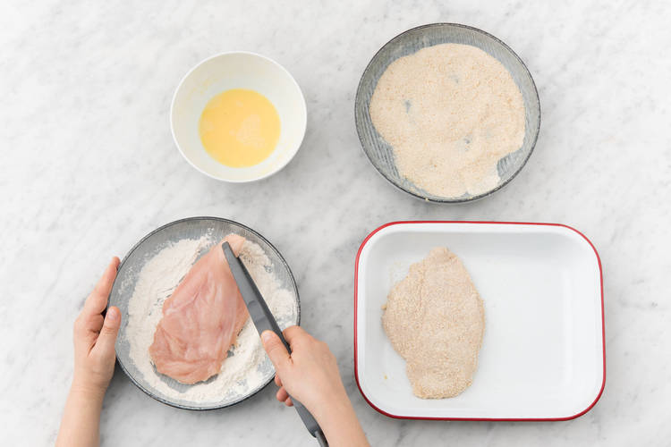 Crumb the chicken