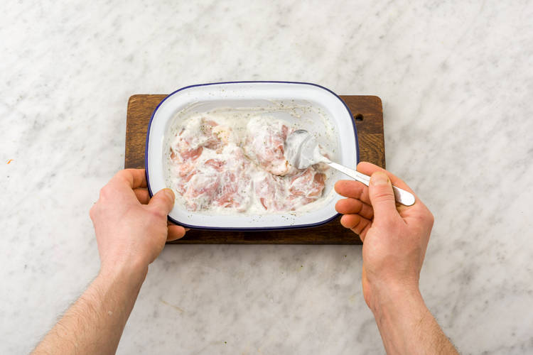 Marinade chicken.