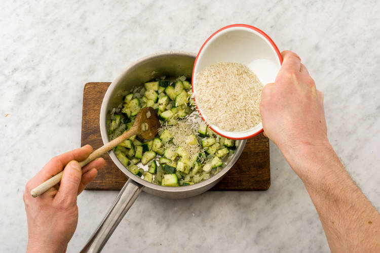 Add rice.