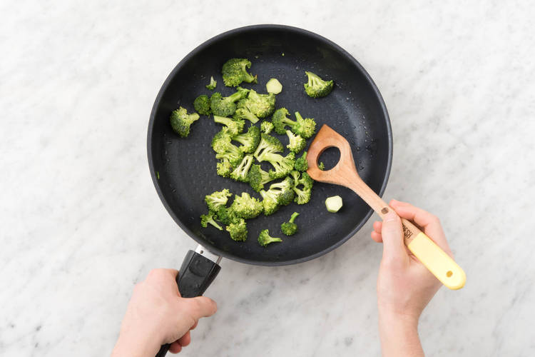 Cook baby broccoli