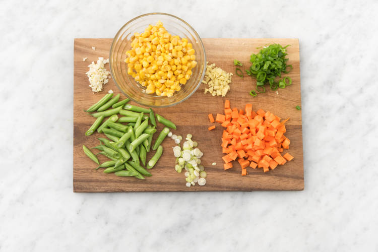 Prep remaining ingredients