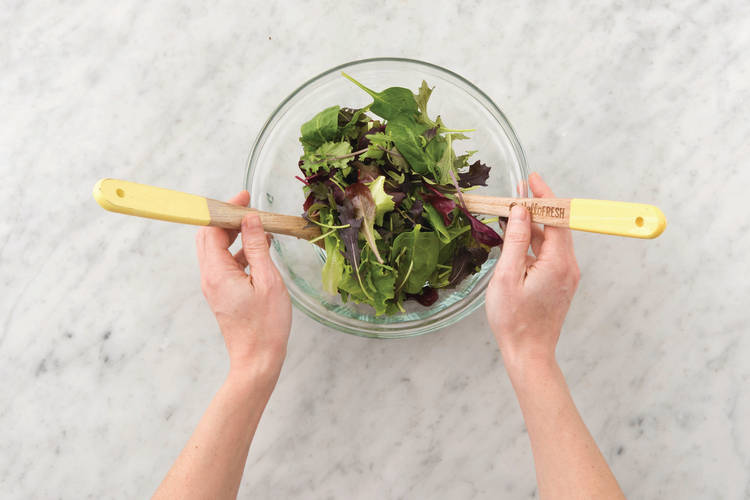DRESS THE SALAD