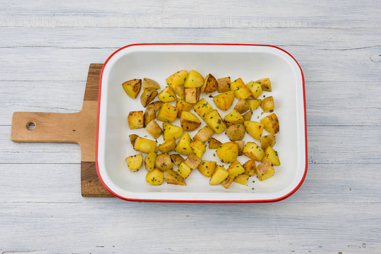 Roast potatoes.