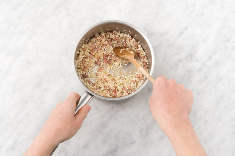 Start risotto