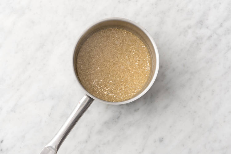 Cook quinoa