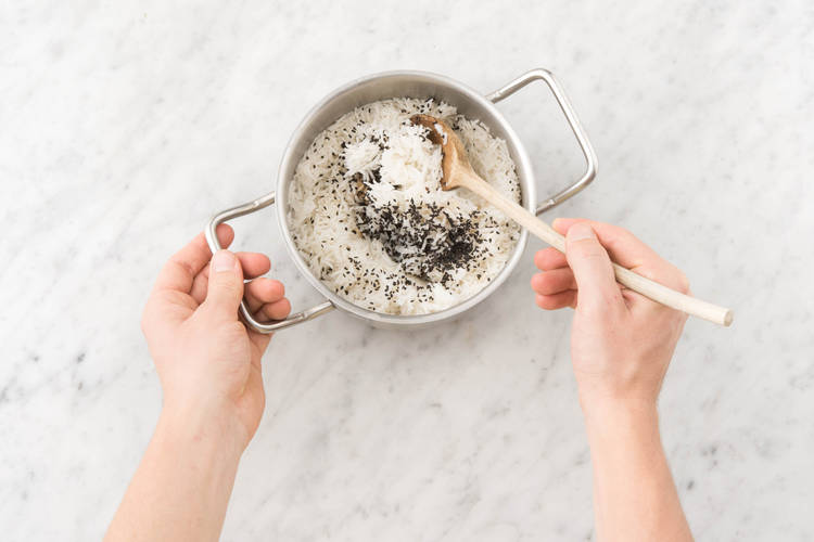Stir through the ingredients