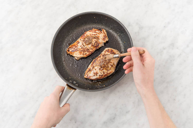 Sear chicken